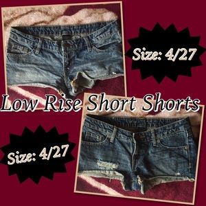Low Rise Short Shorts (Bundle)